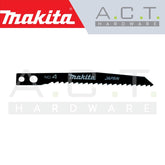 MAKITA JIG SAW BLADE, M TYPE, (HARDWOOD/DECORATIVE VENEERS/ HARD PLASTIC/ ALUMINIUM CUTS), NO: 4 (A-858574)